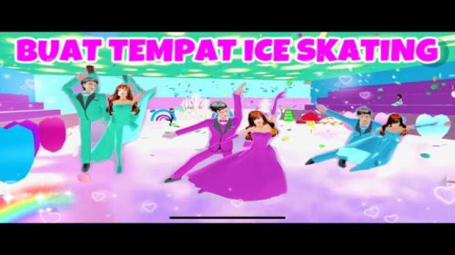Cara Seru Bangun Arena Ice Skating di Sakura School Simulator, Mudah Tapi Keren!