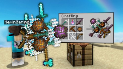 Tutorial Lengkap! Cara Membuat Senjata Terkuat di Minecraft yang Bisa Kalahkan Semua Monster