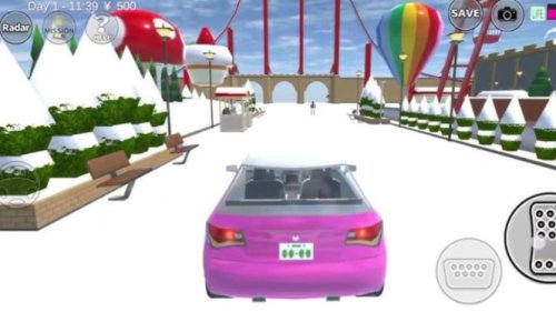 Begini Cara Mudah Munculkan Salju di Sakura School Simulator, Bikin Suasana Jadi Musim Dingin dan Bisa Main Ski!