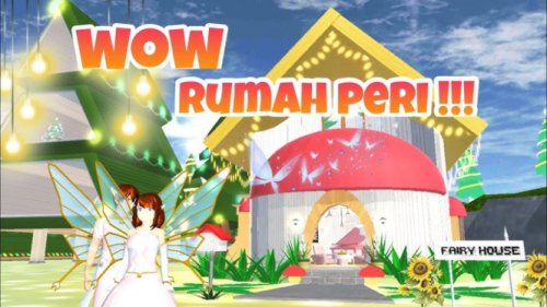 Rumah Peri di Atas Langit, Lokasi Rahasia Paling Cantik di Sakura School Simulator