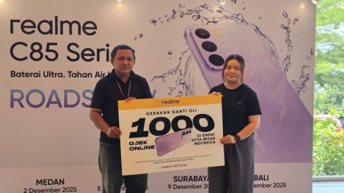Realme C85 Turun ke Jalan, Bawa Bantuan untuk 1000 Driver Ojol!