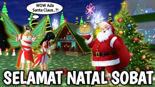 Santa hingga ID Props, Ini Rahasia Natal Seru di Sakura School Simulator 2025
