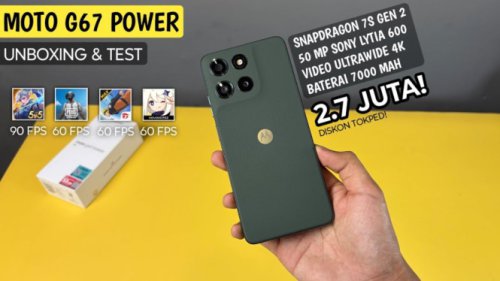 Moto G67 Power 5G Andalkan Baterai 7000 mAh, Layarnya Mulus untuk Aktivitas Harian