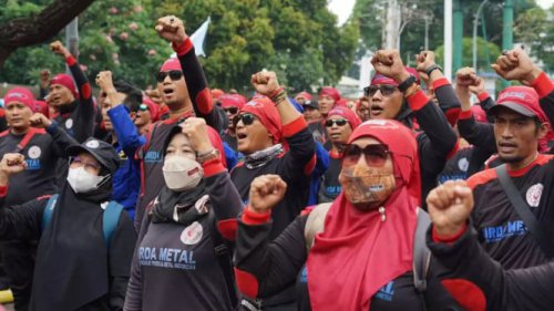 UMP Jakarta 2026 Diprotes Buruh, Mulai Besok Ribuan Massa Siap Kepung Istana dan DPR Dua Hari Berturut