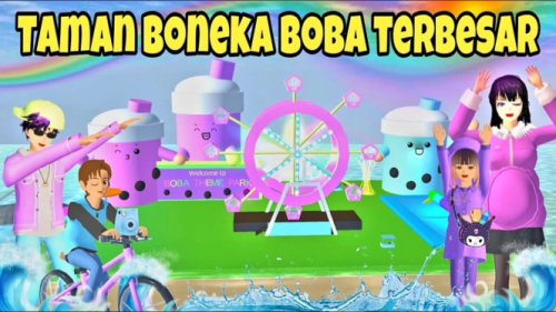 Cara Membangun Taman Boneka di Sakura School Simulator yang Mewah dan Menarik