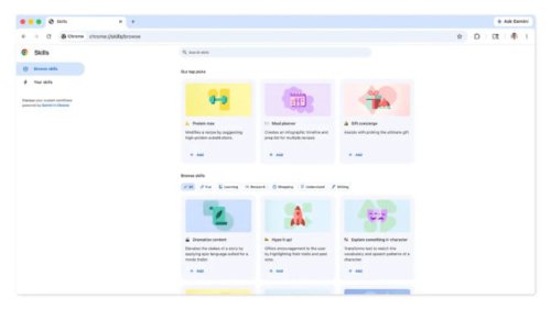 Fitur Skills di Chrome Hadir: Cara Otomatisasi AI Lewat Satu Klik