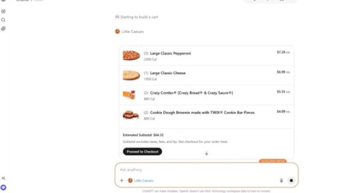 Pesan Pizza Little Caesars Kini Bisa Pakai ChatGPT, Makin Praktis!
