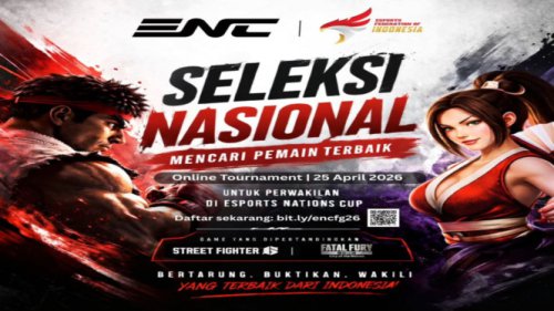 Seleknas ENC 2026 Dibuka: PB ESI Cari Atlet Fighting Game