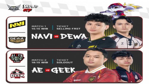 Jadwal MPL ID S17 Hari Ini: Dewa United vs Navi &amp; Geek Fam