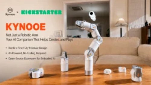 Kynooe Rilis Lengan Robot AI Modular Canggih di Kickstarter