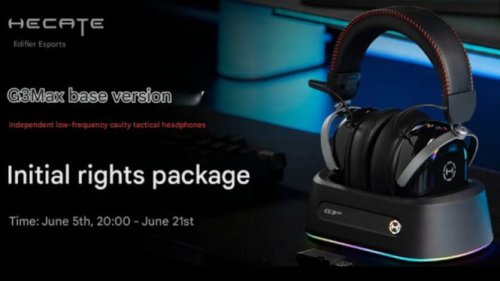 Edifier Hecate G3 Max Base Edition Hadir dengan Dock RGB &amp; Baterai 227 Jam!