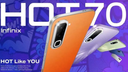 Infinix Hot 70 Pro 5G Bocor: Layar Dot Matrix &amp; Baterai 6.000mAh!