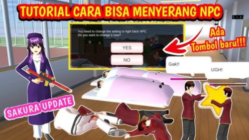 Trik Bermain Bareng NPC di Sakura School Simulator Tanpa Multiplayer