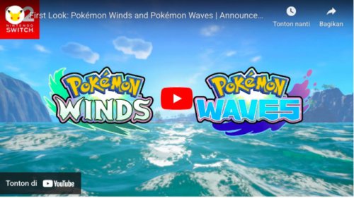 Pok&eacute;mon Wind and Waves Resmi Diumumkan, Rilis di Switch 2 Tahun 2027