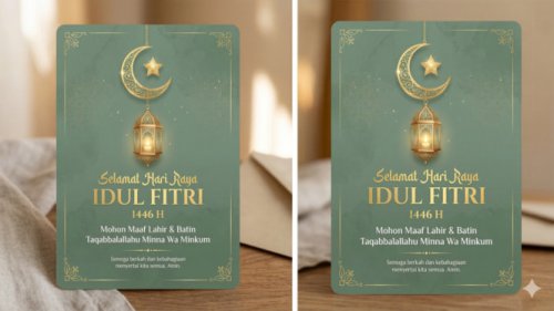 Top 5+ Prompt AI Kartu Lebaran 2026 Viral untuk Desain Estetik