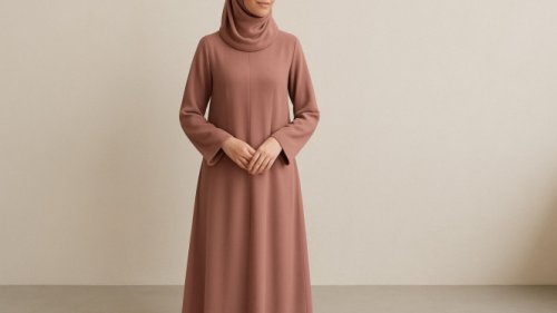 Gamis Cantik dan Simple Tanpa Banyak Detail, Elegan dalam Kesederhanaan