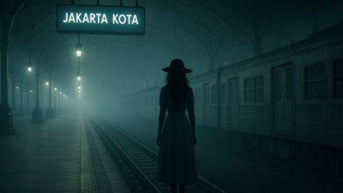 Tempat Munculnya 'Noni Belanda' di Stasiun Jakarta Kota
