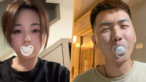 Tren Aneh di China! Orang Dewasa Ramai-Ramai Pakai Empeng untuk Atasi Stres dan Susah Tidur