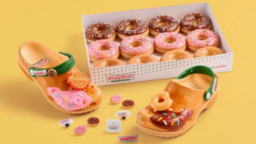 Lagi Viral Donat! Crocs Rilis Koleksi Edisi Terbatas Gandeng Krispy Kreme, Berapa Harganya?