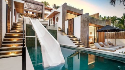 Airbnb di Bali Ini Punya Perosotan Pribadi, Meluncur dari Kamar Langsung ke Kolam Renang