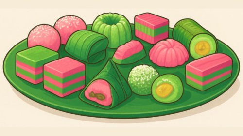 Top 9+ Makanan Tradisional Indonesia Warna Hijau dan Pink yang Bikin Nostalgia