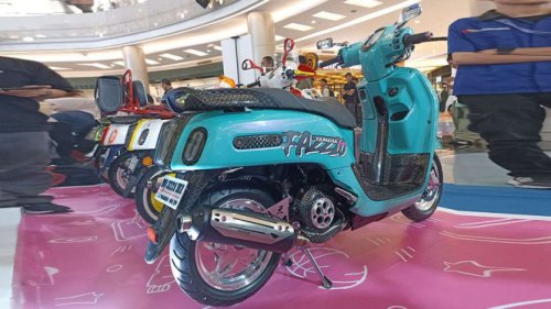 Modifikasi Yamaha Fazzio, Bergaya Sporti Buat Belanja ke Pasar