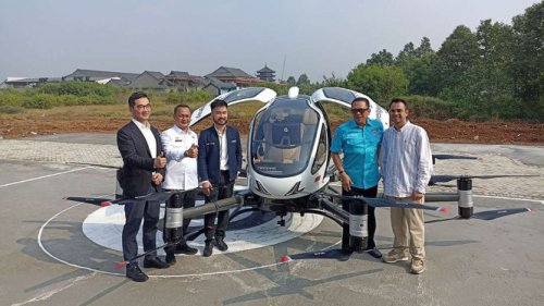 Raffi Ahmad Akui Sempat Khawatir Saat Terbang dengan EHang 216-S