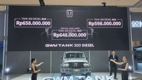 GWM Tank 300 Diesel Menggoda di GIIAS 2025, Dijual Rp 598 Jutaan