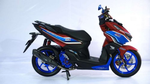 Modifikasi Vario 160 Berkonsep Tricolor Penggemar Motor Honda