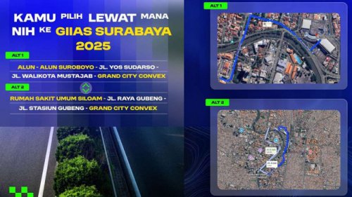 Ini Rute Menuju GIIAS Surabaya 2025, Jangan Sampai Nyasar