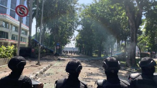 Hindari Kepadatan, Kepolisian Tutup Jalan Menuju Mako Brimob
