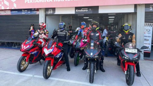 Komunitas CBR Jajal Sirkuit Mandalika Saat Honda Track Day