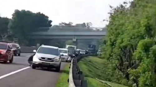 Jasa Marga Beberkan Penyebab Ban Bocor Massal di Tol Cipularang