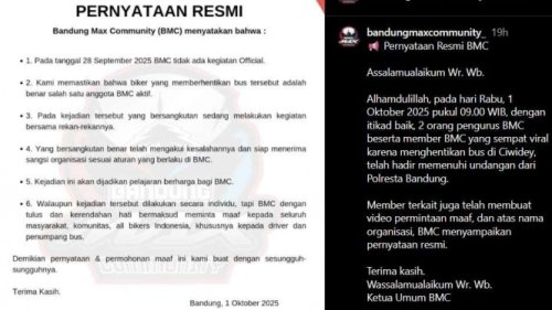 Pengendara Yamaha Nmax Arogan Minta Maaf, Berdalih Urai Macet
