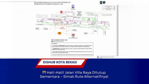Dishub Bekasi Gelar Contra Flow Imbas Penutupan Jalan di Kalimalang