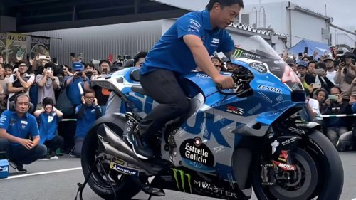 Momen Suzuki Kenang MotoGP, Geber GSX-RR Milik Alex Rins