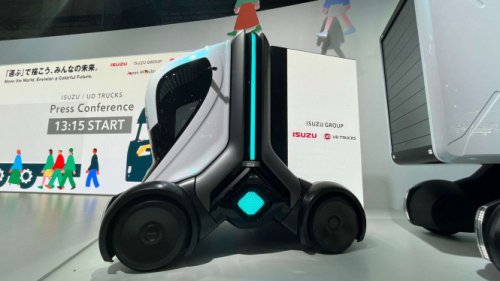 Tampilan Truk EV Isuzu, Konsep Transportasi Futuristik Otonom