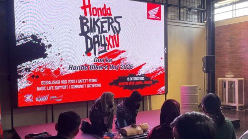Wahana Beri Pelatihan P3K Pada Komunitas Jelang Honda Bikers Day