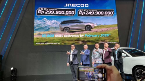 Harga Jaecoo J5 EV Tak Naik di GJAW 2025, Tetap Rp 200 Jutaan