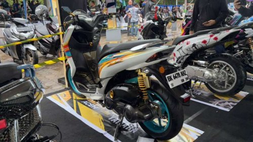 Yamaha Lexi Dimodifikasi Agar Bisa Menyala Lewat Handphone