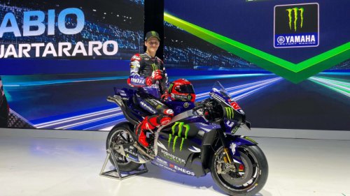 Motor Yamaha Quartararo dan Rins Bermesin V4 Meluncur di Jakarta