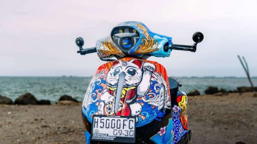 Modifikasi Yamaha Grand Filano Hybrid, Kental Nuansa Jepang