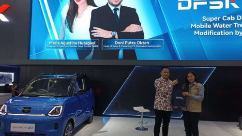 DFSK Super Cab Digunakan BNPB Buat Jadi Unit Water Treatment
