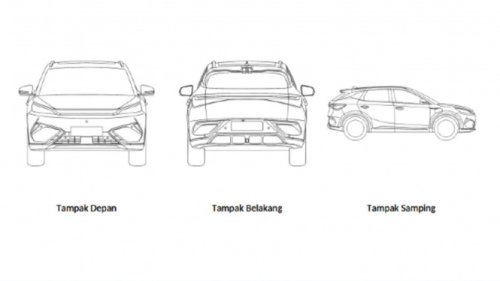 Desain BYD Atto 3 Facelift Terdaftar di Indonesia, Makin Sporti