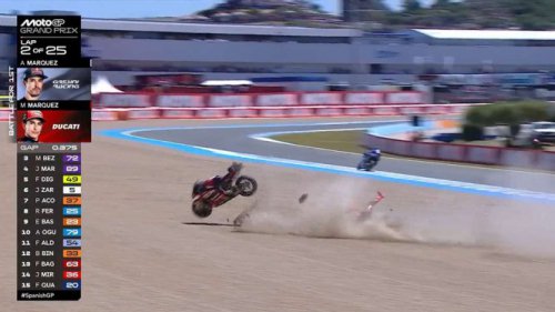 Hasil MotoGP Spanyol 2026: Alex Menang, Marc Marquez Crash