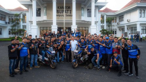 JMC Tuntaskan Touring 500 KM, Jelajahi Keindahan Lampung Selatan