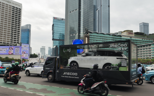 Jaecoo J5 EV Pamer Keliling Ibu Kota dengan Bekal 1.924 SPK