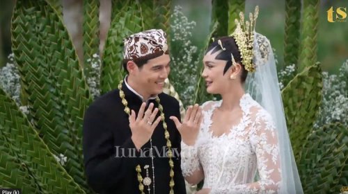 Luna Maya &amp; Maxime Bouttier Resmi Nikah di Bali, Mahar Logam Mulia 7,5 Gram dan 2.025 Dolar AS