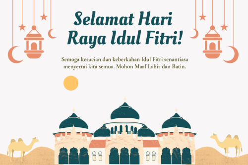 Top 50+ Link Download Kartu Ucapan Idul Fitri 2025 Gratis dan Menarik, Bisa Diedit Sendiri