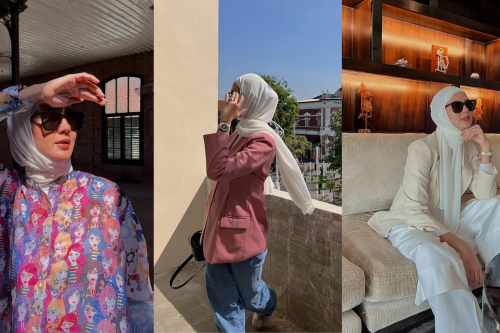 Top 6+ OOTD Paula Verhoeven Selama Libur Lebaran, Inspirasi Gaya Hijab